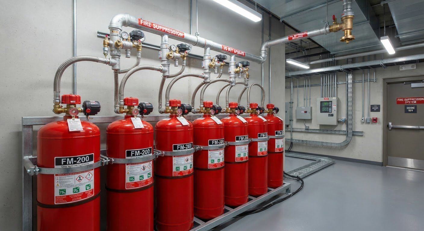 FM-200 fire suppression system UAE